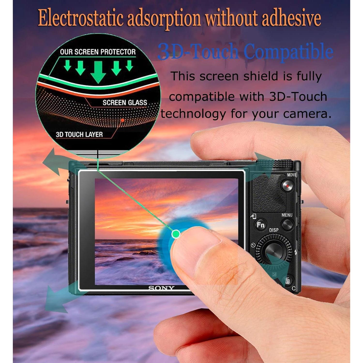 Protector de Pantalla de Vidrio Templado para Fujifilm Instax Wide EVO - 3 Pack