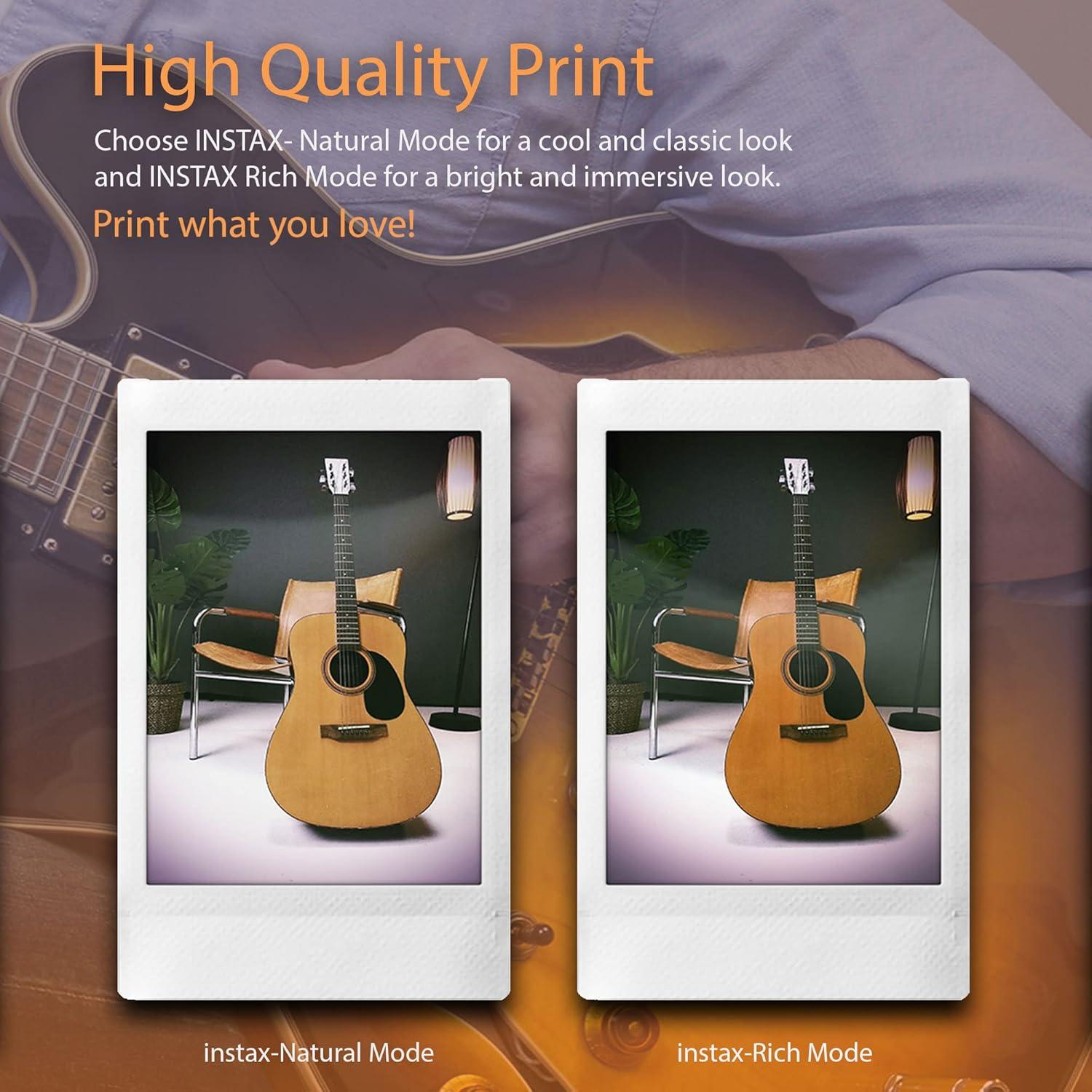 Cámara Instantánea Híbrida Fujifilm Instax Mini EVO Marrón + 40 Hojas Película