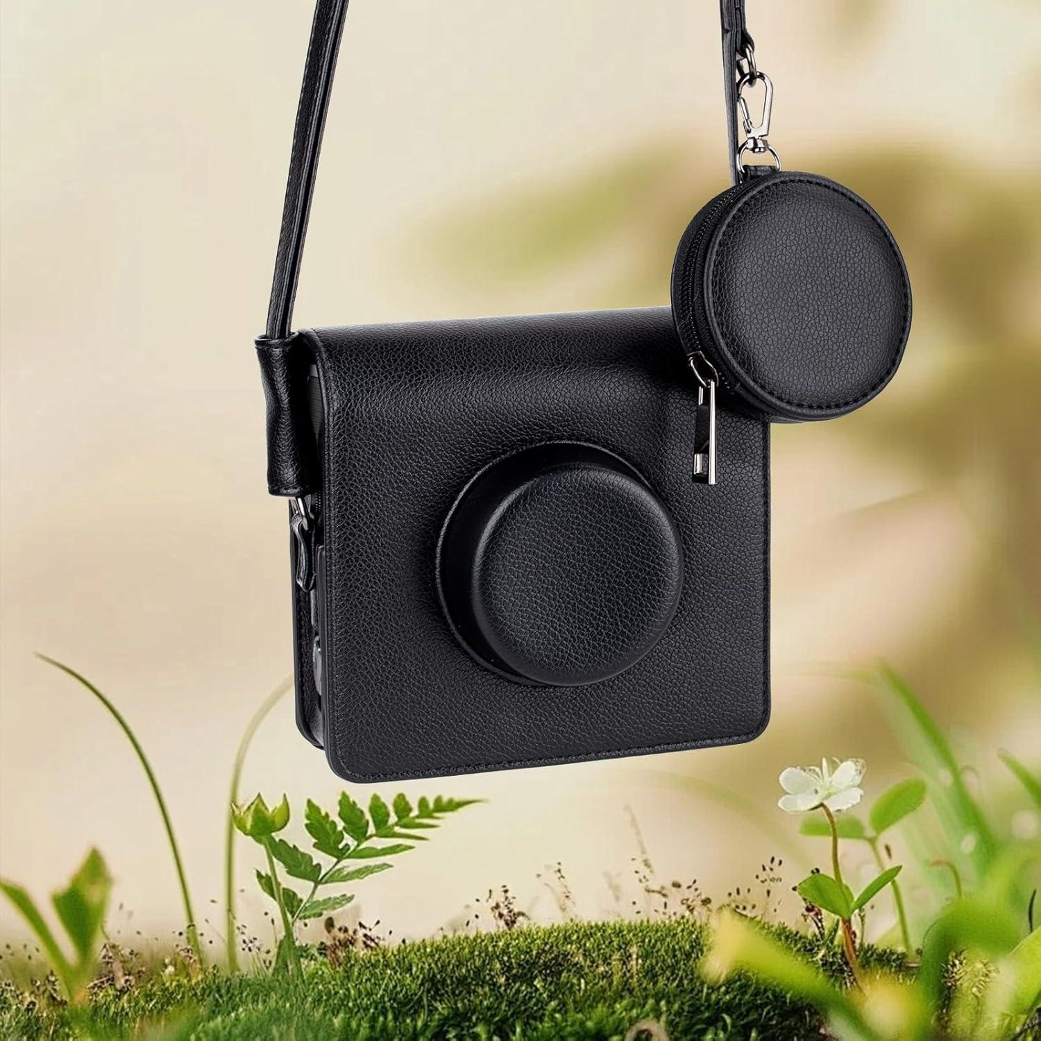 Funda Rieibi para cámara Fujifilm Instax Wide Evo - Cuero PU