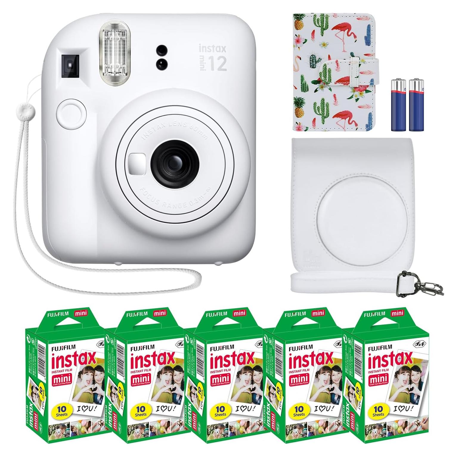 Cámara Instantánea Fujifilm Instax Mini 12 + Accesorios + 50 Hojas