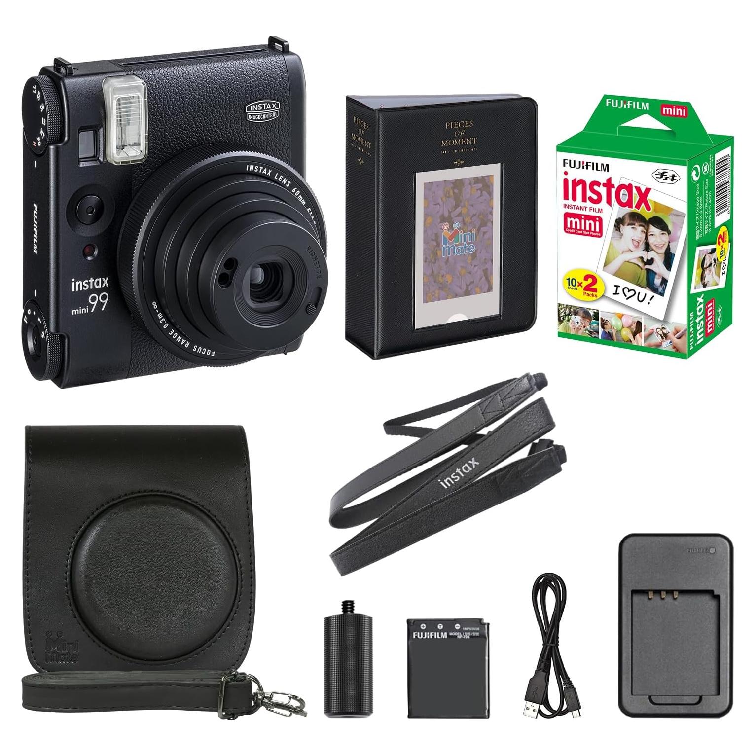 Cámara Instantánea Fujifilm Instax Mini 99 + Funda + 20 Películas