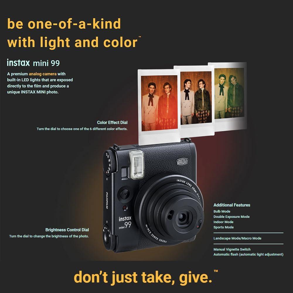 Cámara Instantánea Fujifilm Instax Mini 99 + Funda + 20 Películas