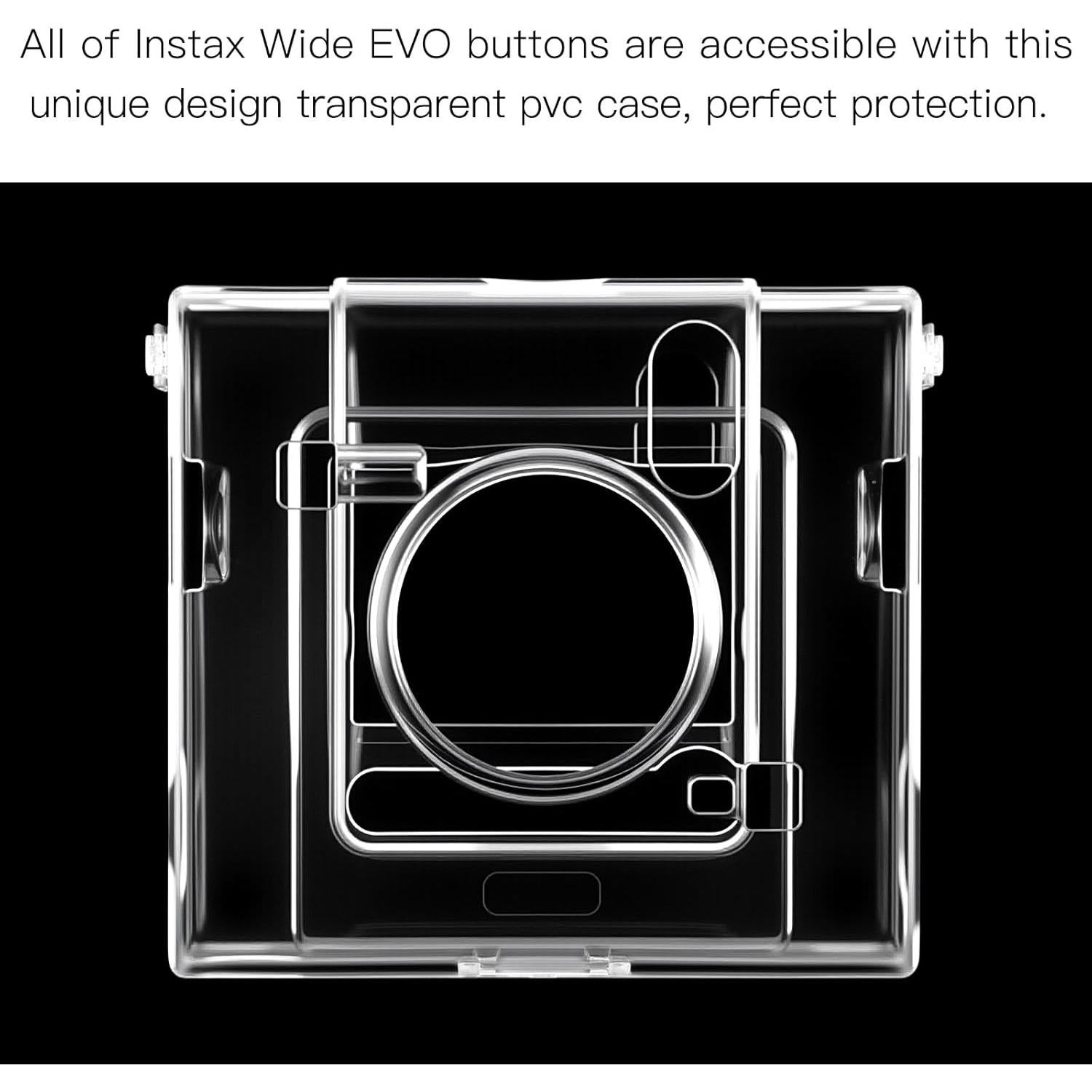 Funda Protectora para Cámara Fujifilm Instax Wide EVO - PVC Transparente