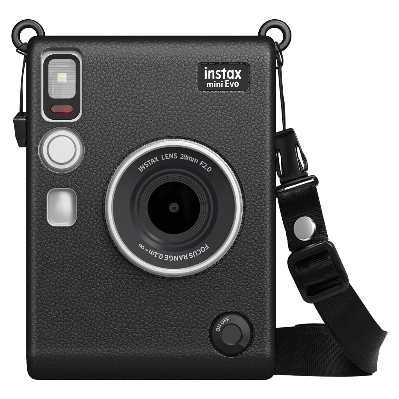 Funda de Silicona Fintie para Cámara Fujifilm Instax Mini EVO - Ligera y Protectora