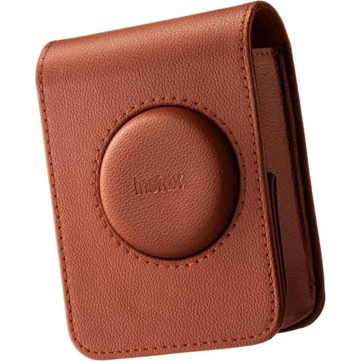 Funda de cámara Fujifilm Instax Mini EVO - Marrón elegante