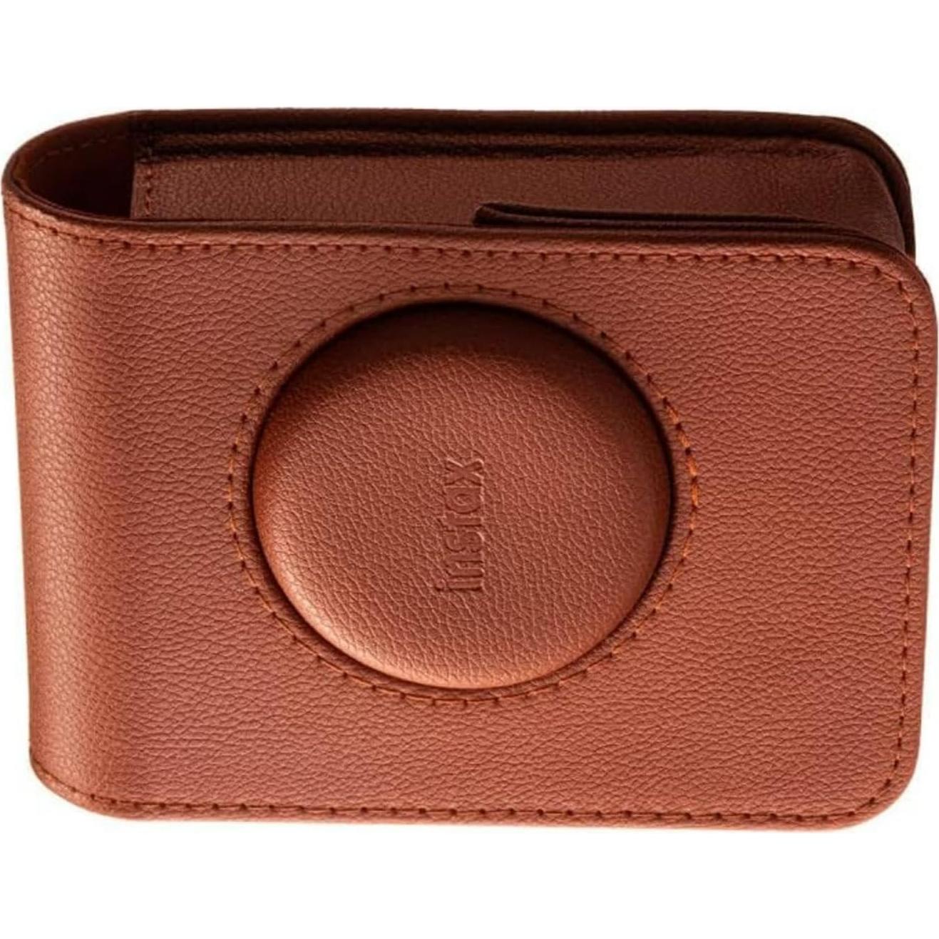 Funda de cámara Fujifilm Instax Mini EVO - Marrón elegante