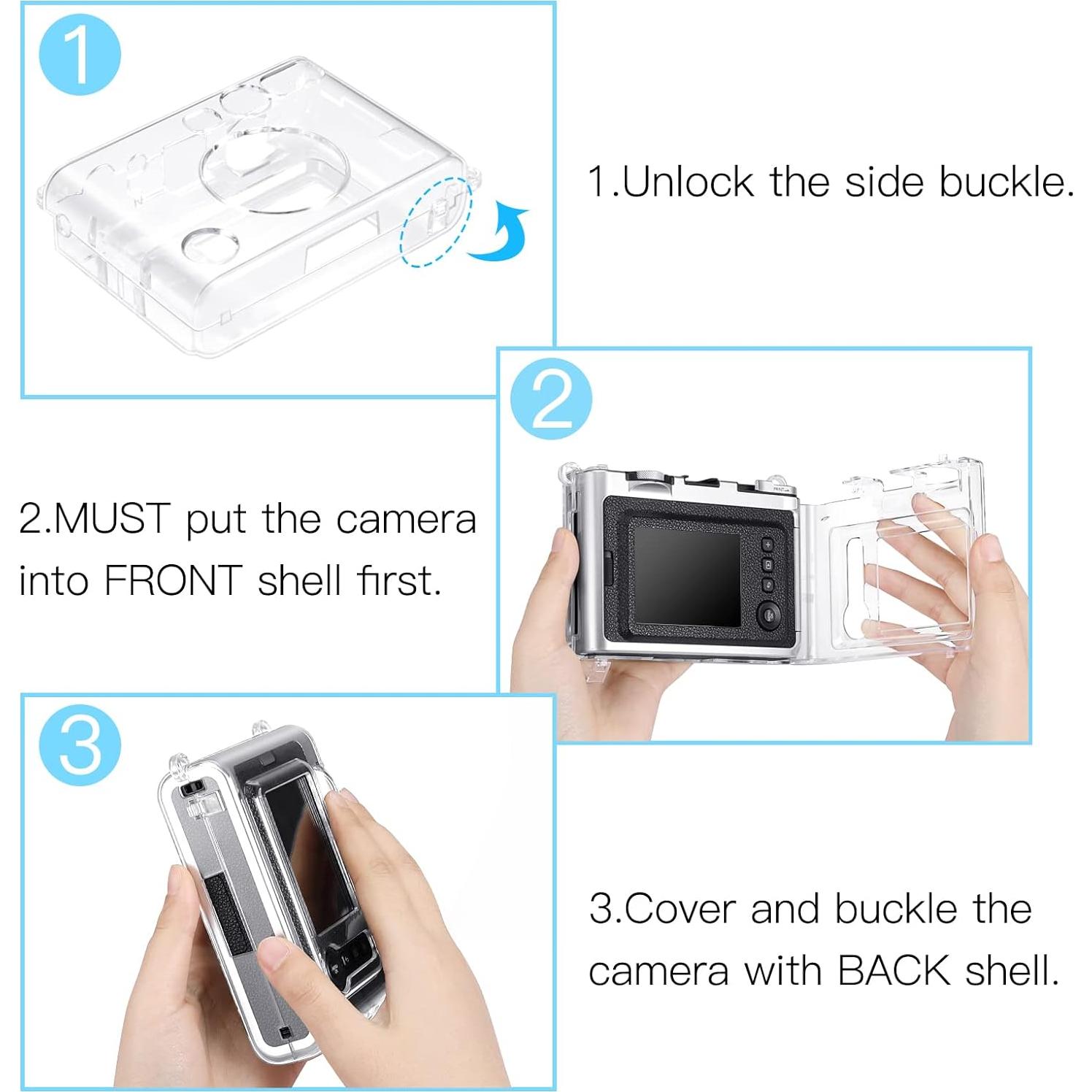 Funda Protectora para Cámara Fujifilm Instax Mini EVO - PVC Dura