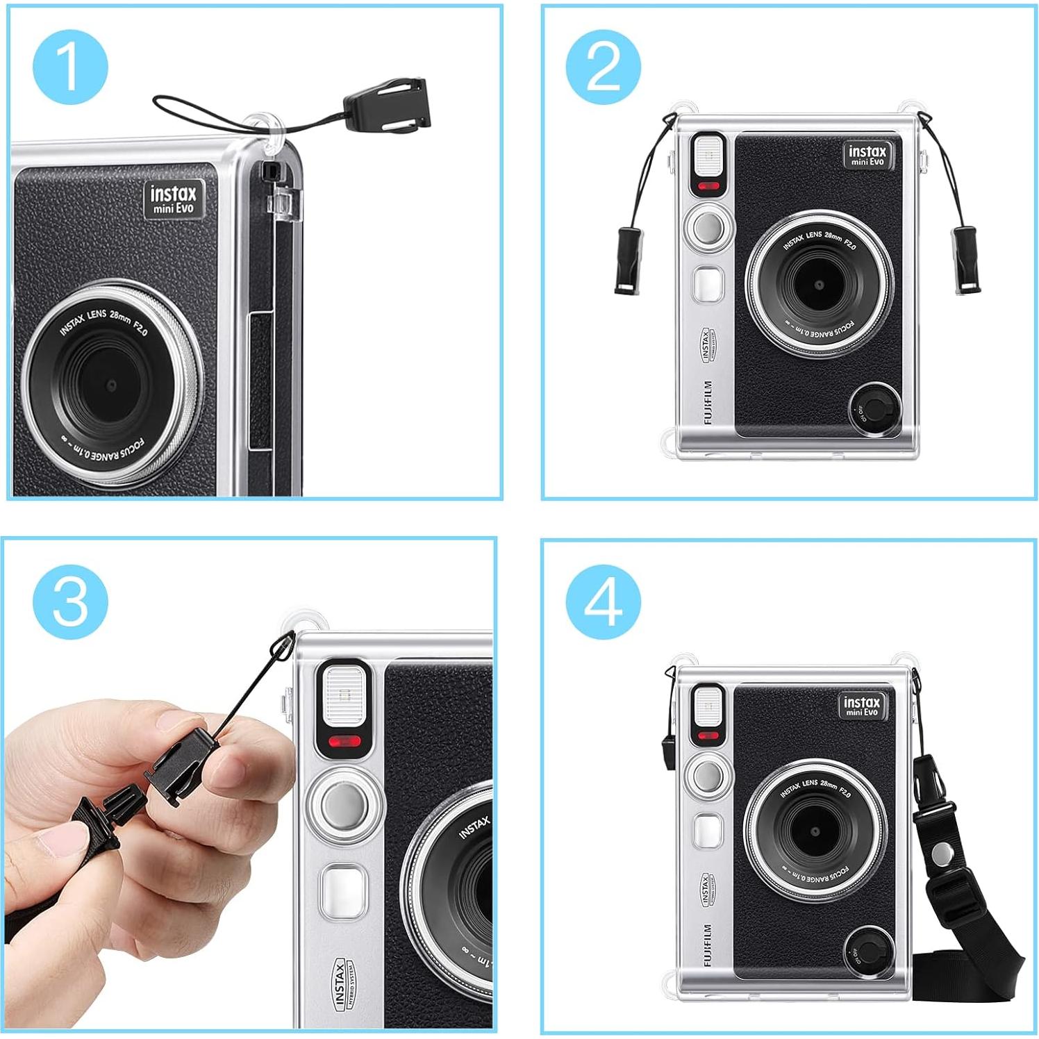 Funda Protectora para Cámara Fujifilm Instax Mini EVO - PVC Dura