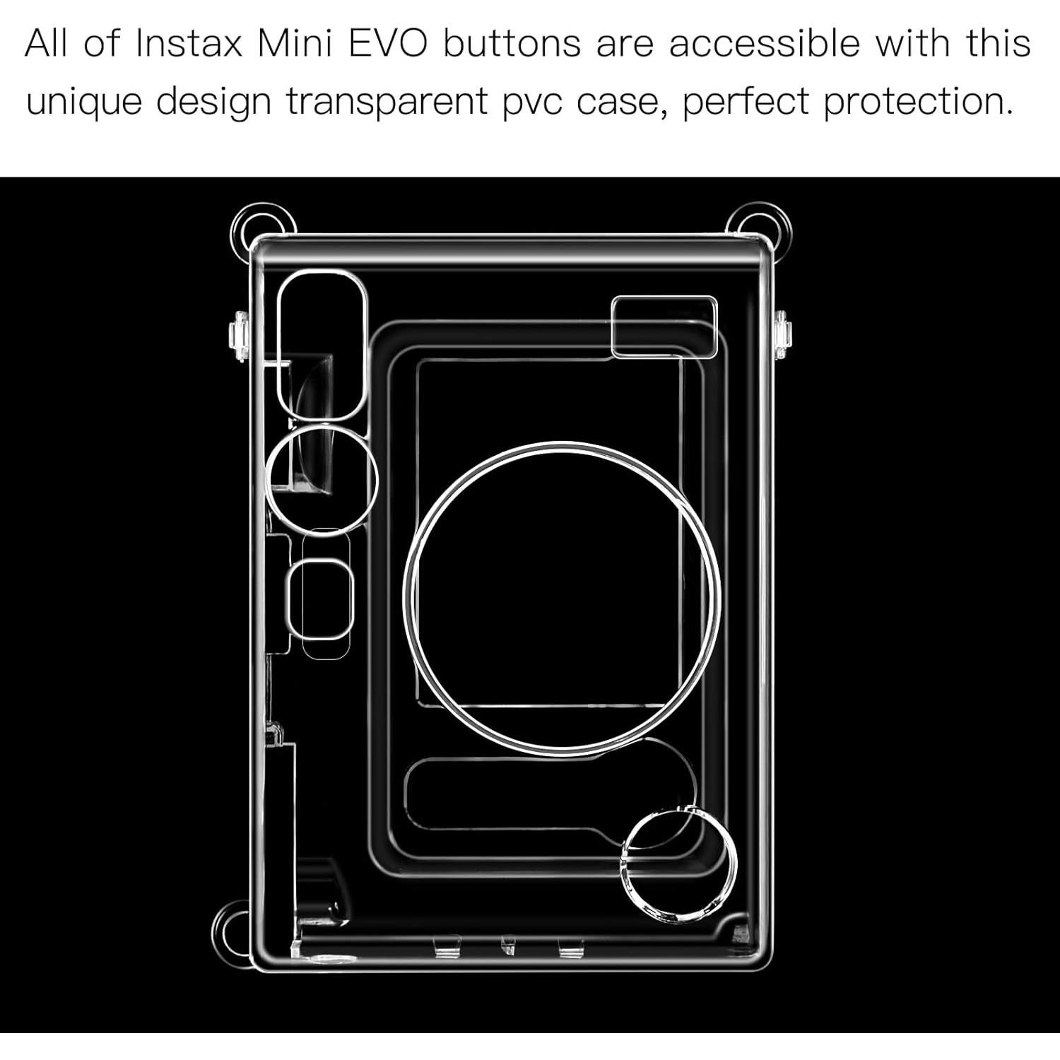 Funda Protectora para Cámara Fujifilm Instax Mini EVO - PVC Dura