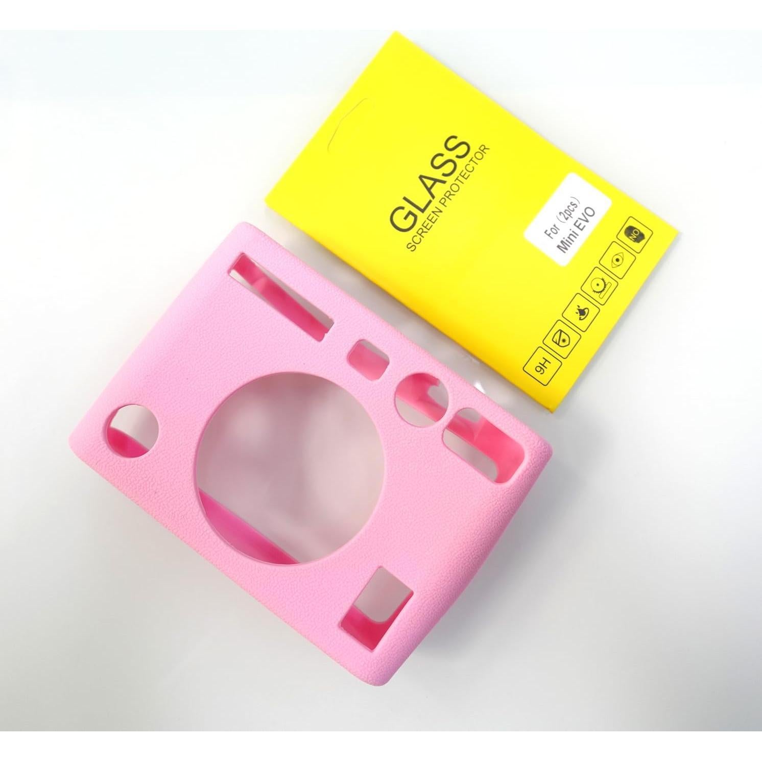 Funda Protectora Pocoukate para Fujifilm Instax Mini EVO - Rosa