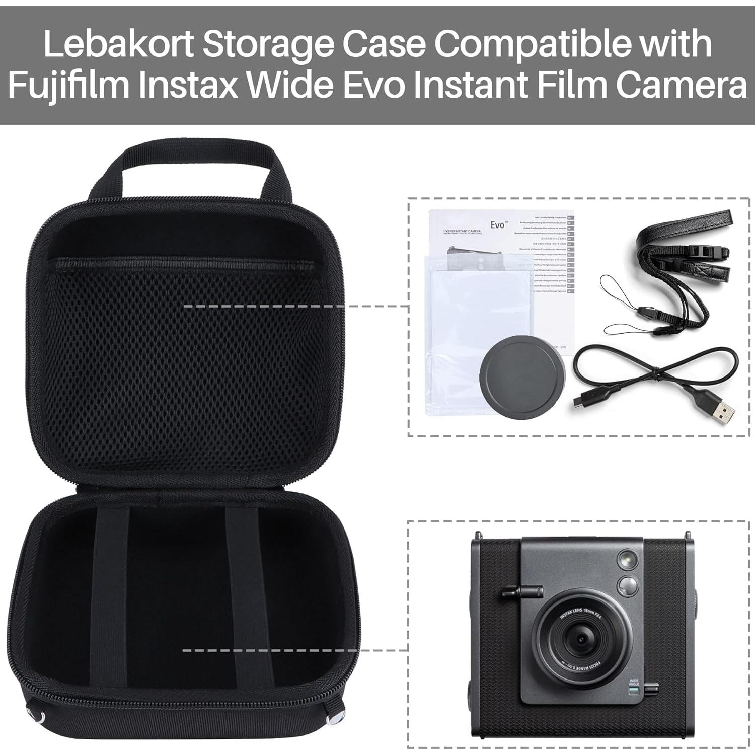 Funda de Almacenamiento Lebakort para Cámara Fujifilm Wide EVO