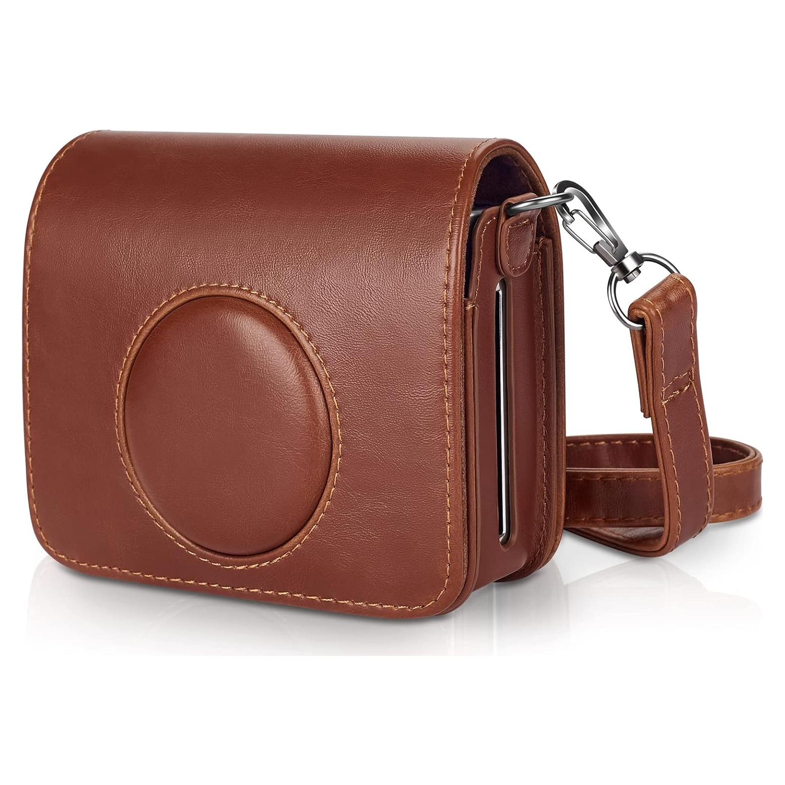 Funda Protectora Phetium para Cámara Fujifilm Instax Mini EVO - Cuero PU Marrón