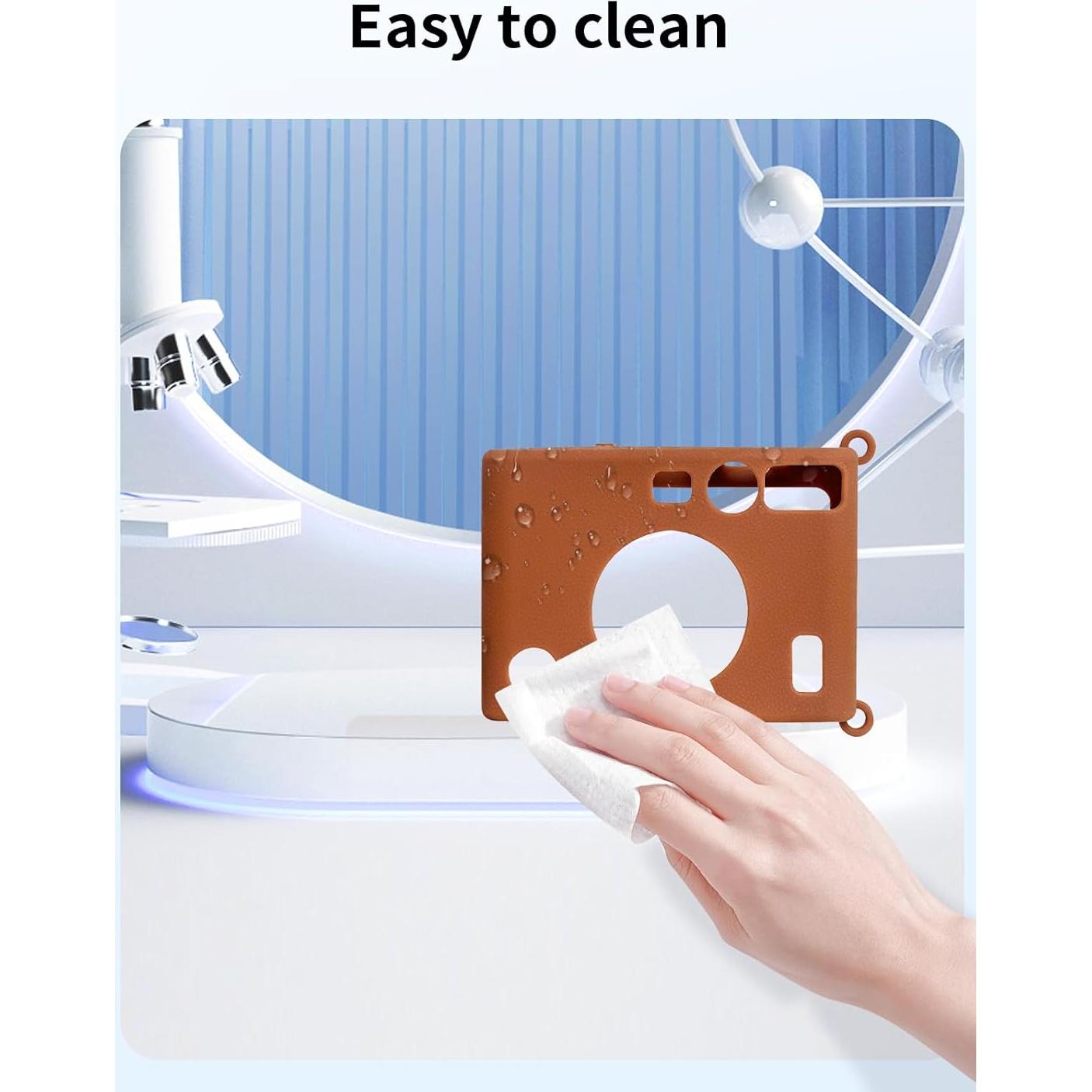 Funda de Silicona para Cámara Fujifilm Instax Mini EVO - Marrón