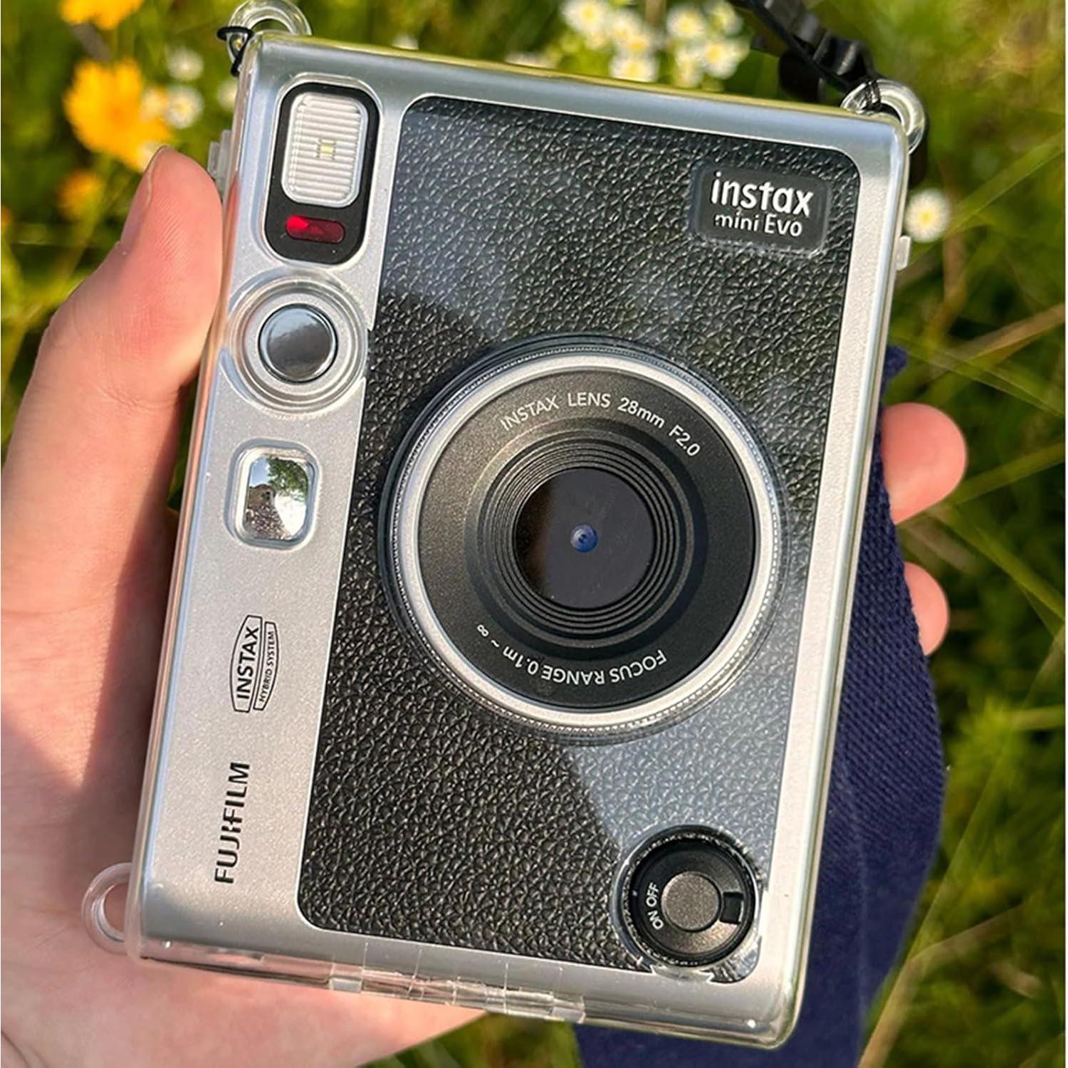 Funda Protectora Dura Transparente EASY HOOD para Fujifilm Instax Mini EVO