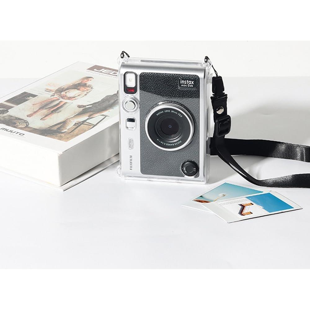 Funda Protectora Dura Transparente EASY HOOD para Fujifilm Instax Mini EVO