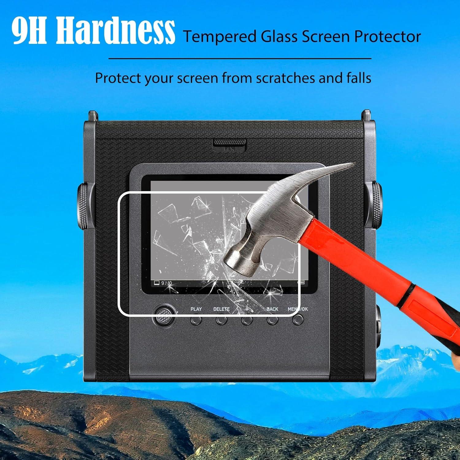 Protector de Pantalla Vidrio Templado PCTC para Fujifilm Instax Wide EVO - 3 Pack 9H