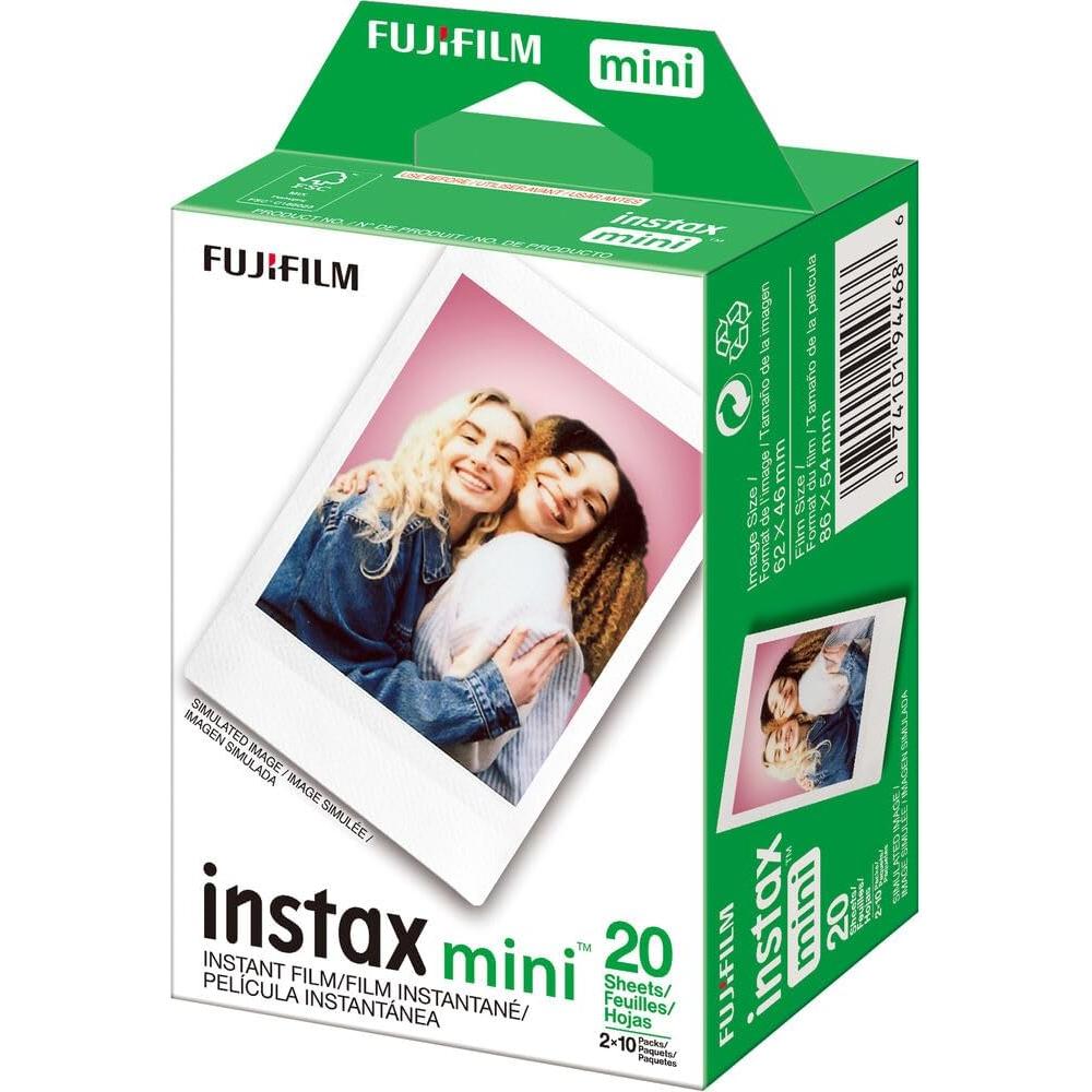 Película Instantánea Fujifilm Instax Mini 20 Exposiciones + Paño
