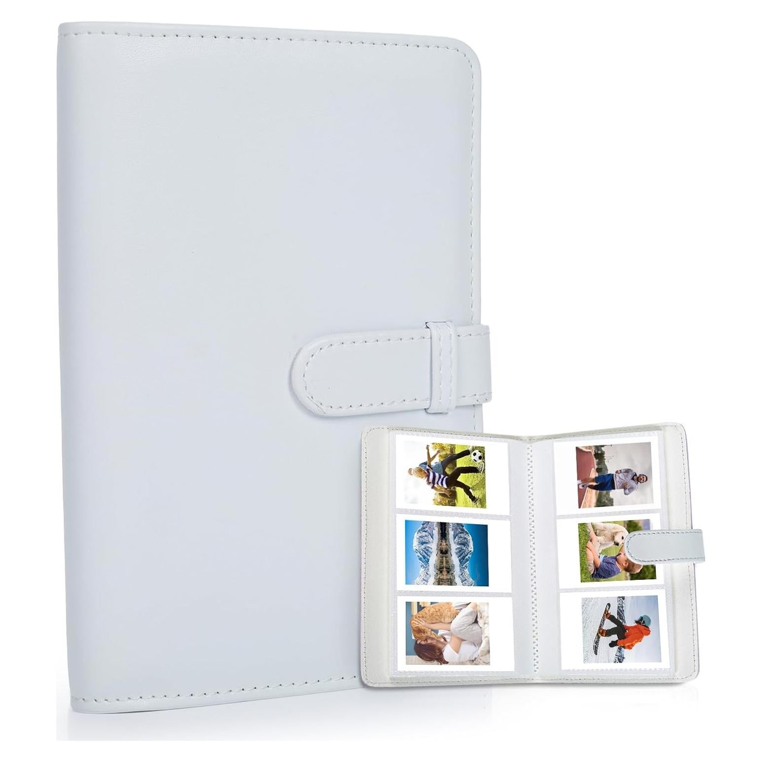 Álbum de Fotos Mini Riosin 108 Bolsillos Blanco Arcilla