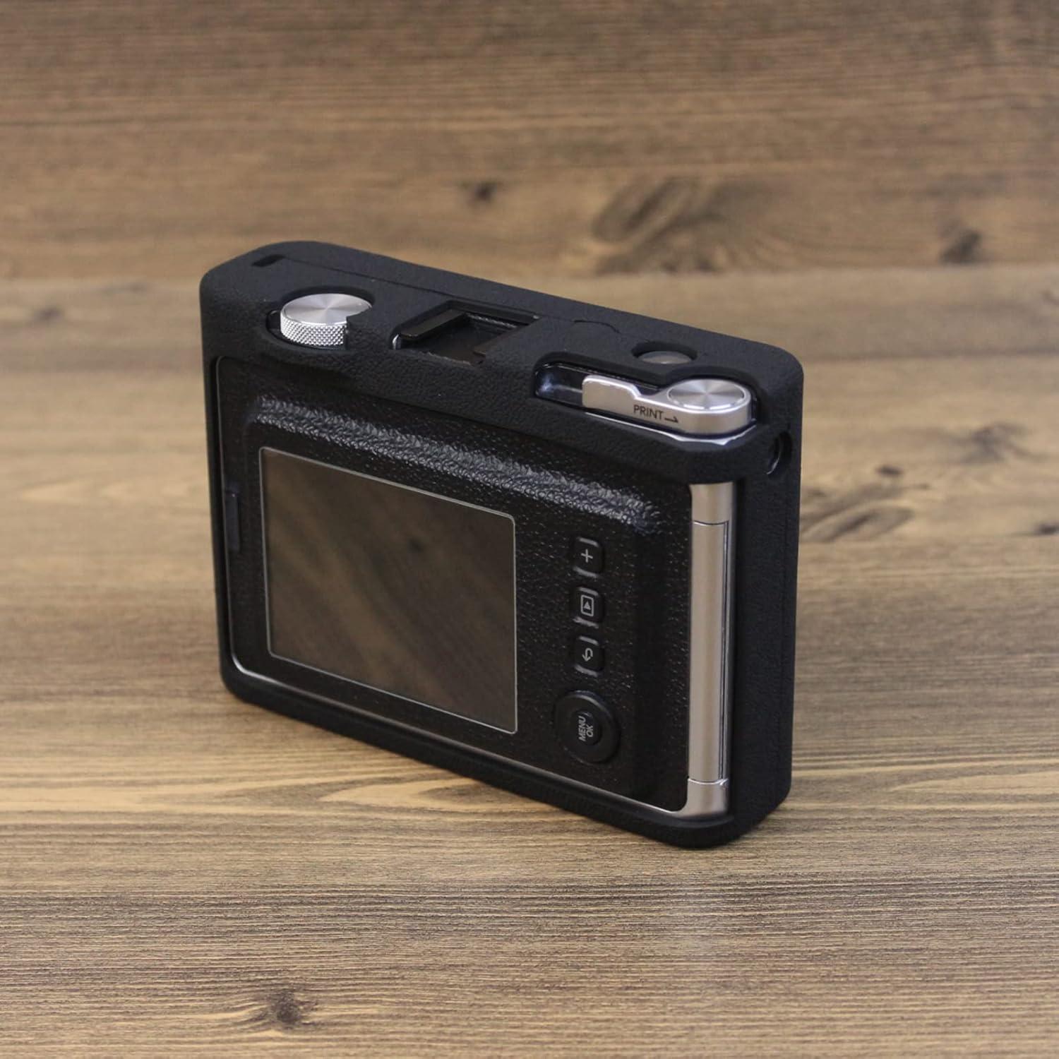 Funda de Silicona MUZIRI para Cámara Fuji Instax Mini EVO - Negro