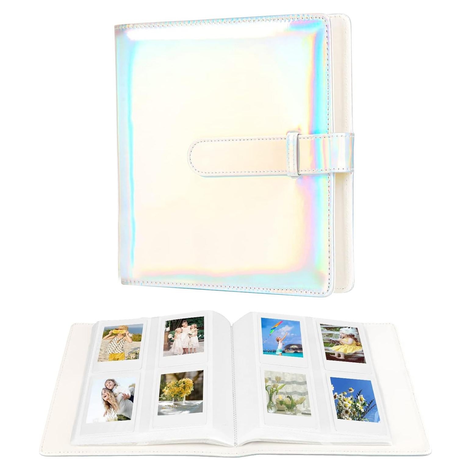 Álbum de Fotos Mini Ruibytree 256 Bolsillos Plata Mágica