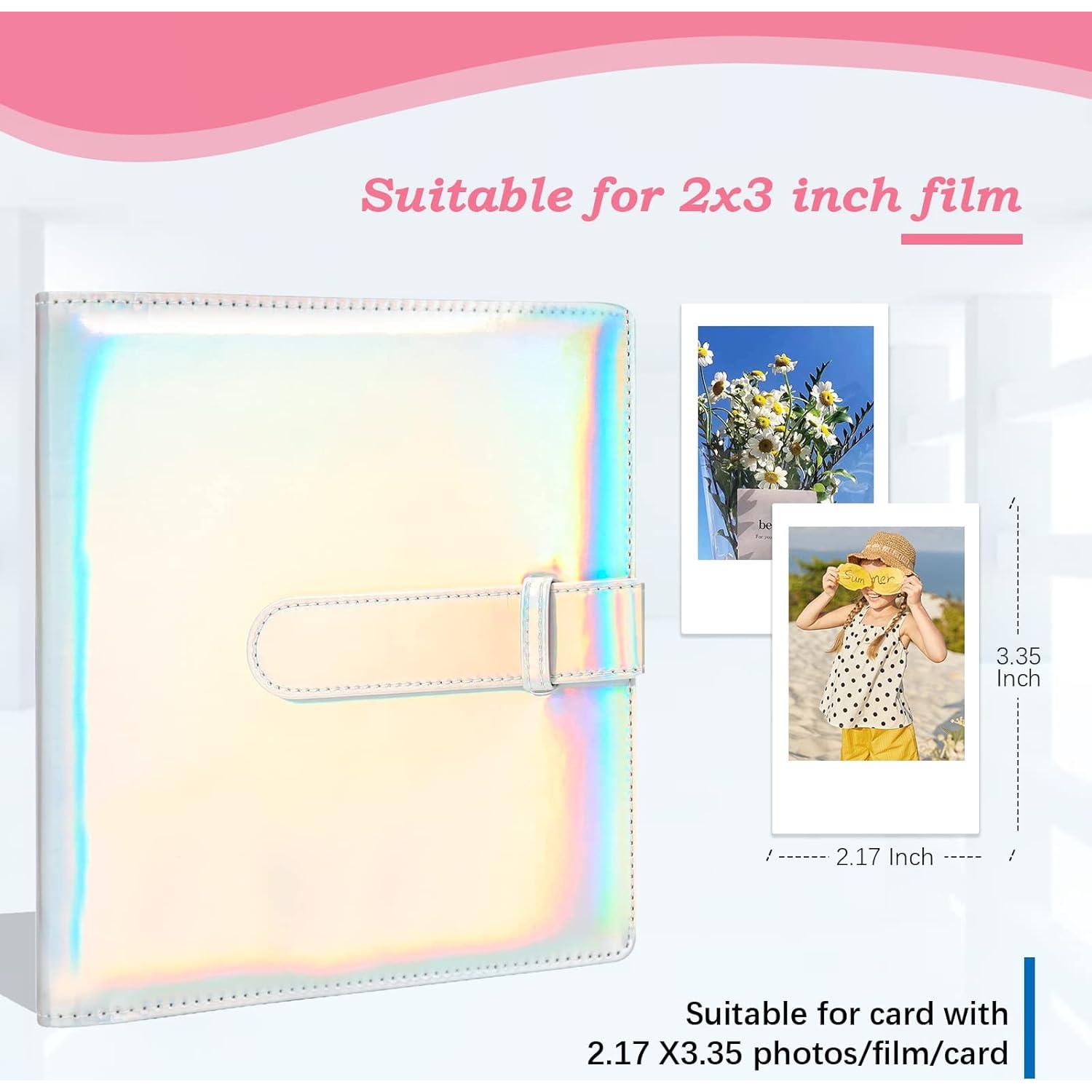 Álbum de Fotos Mini Ruibytree 256 Bolsillos Plata Mágica