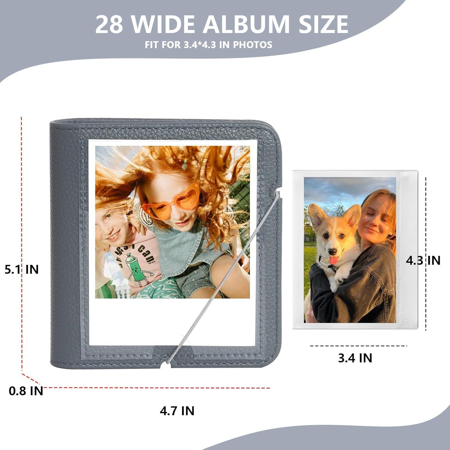 Funda de cuero retro WOGOZAN para cámara Fujifilm Instax Wide EVO