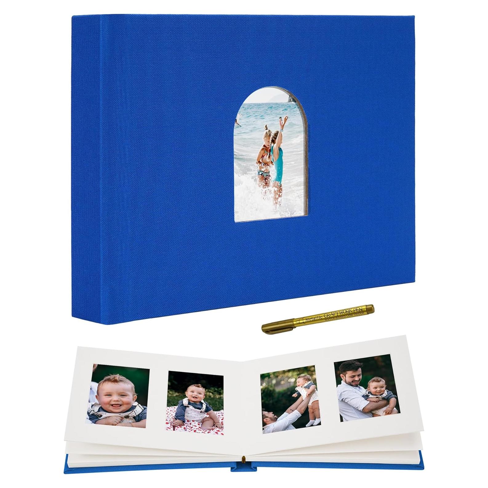 Álbum de Fotos Remowith para Fujifilm Instax y Polaroid, 52 Bolsillos, Azul