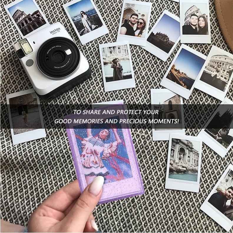 Paquete de 2 Soportes de Fotos Fujifilm Instax Mini 3" Azul