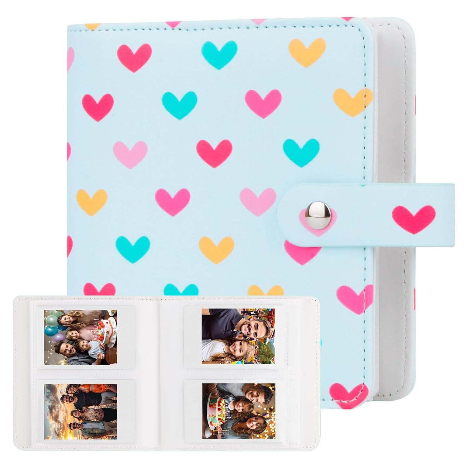 Álbum de Fotos Rekeen 112 Bolsillos 2x3 Pulgadas Azul