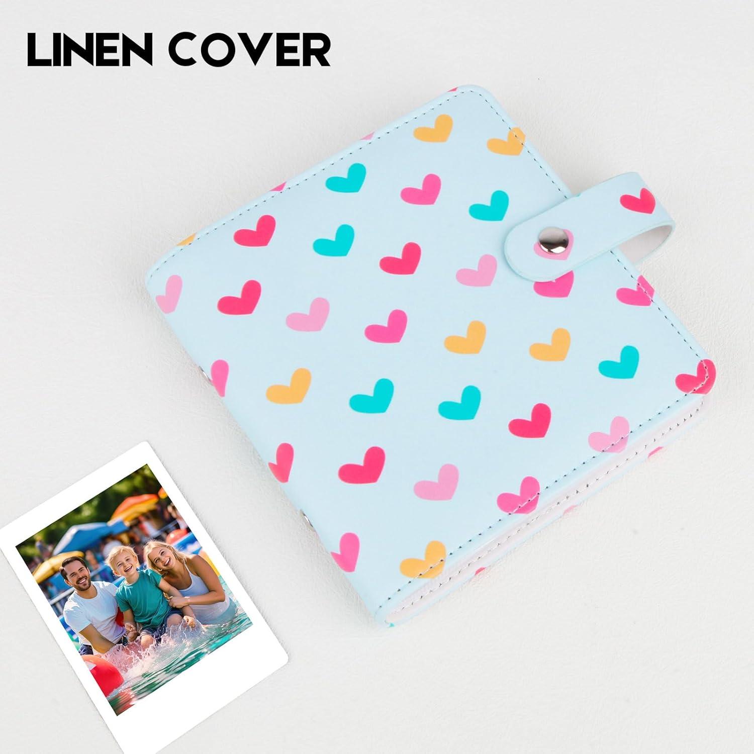 Álbum de Fotos Rekeen 112 Bolsillos 2x3 Pulgadas Azul