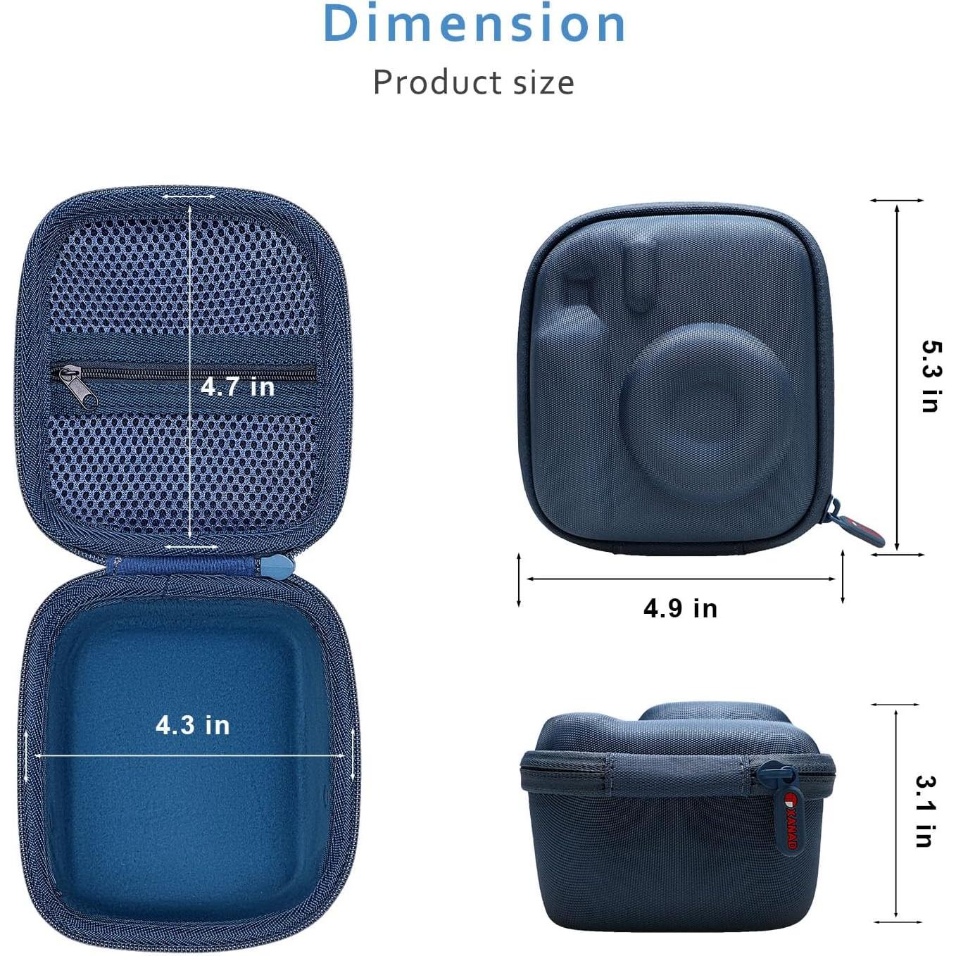 Funda Dura XANAD para Fujifilm Instax Mini 7-12/EVO Azul