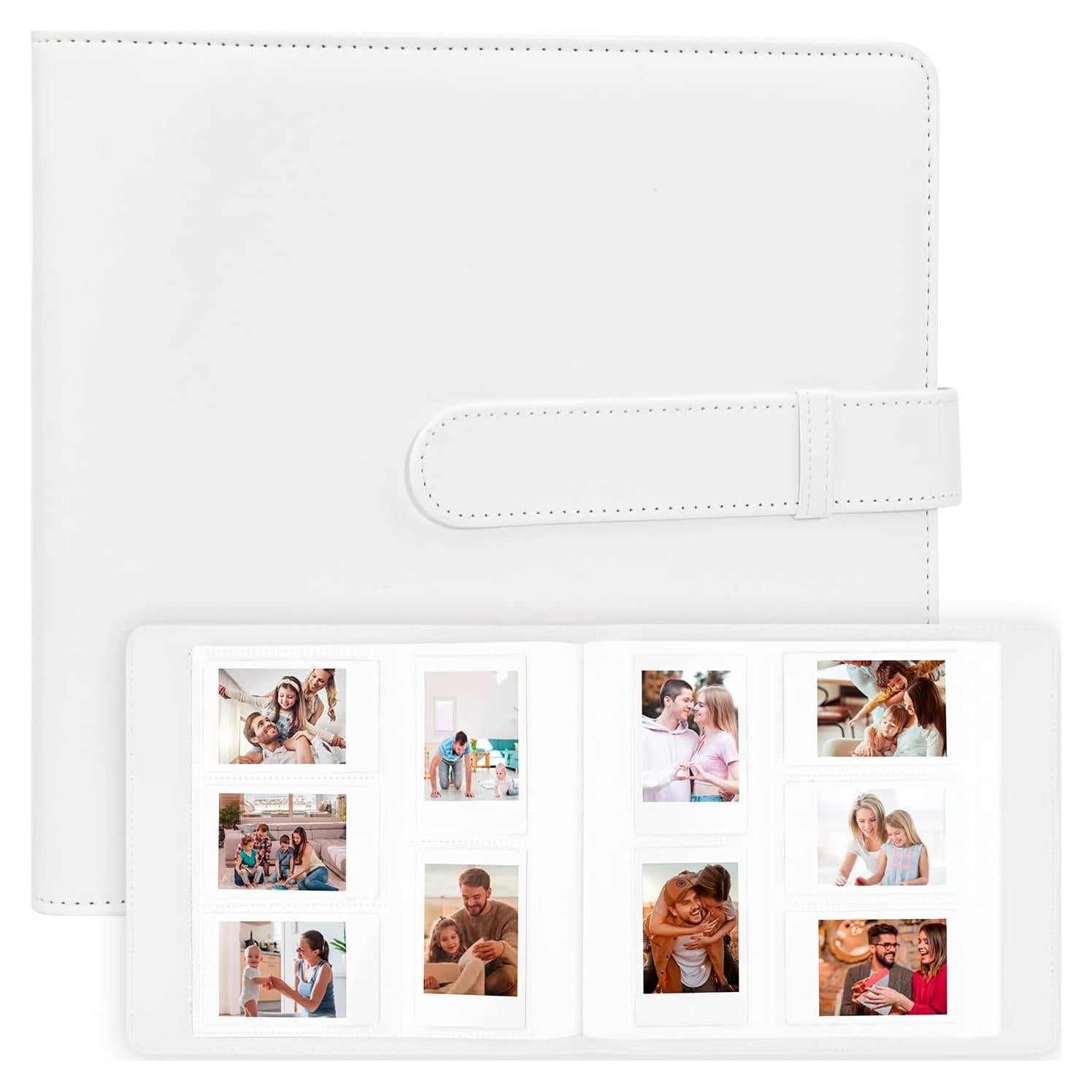 Álbum de Fotos Veicevol 360 Bolsillos para Instax Mini Blanco