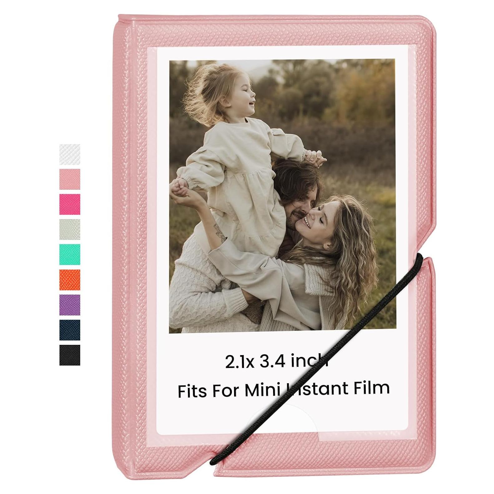 Álbum de Fotos Mini LIFTING Rosa 28 Bolsillos 5x8.6 cm