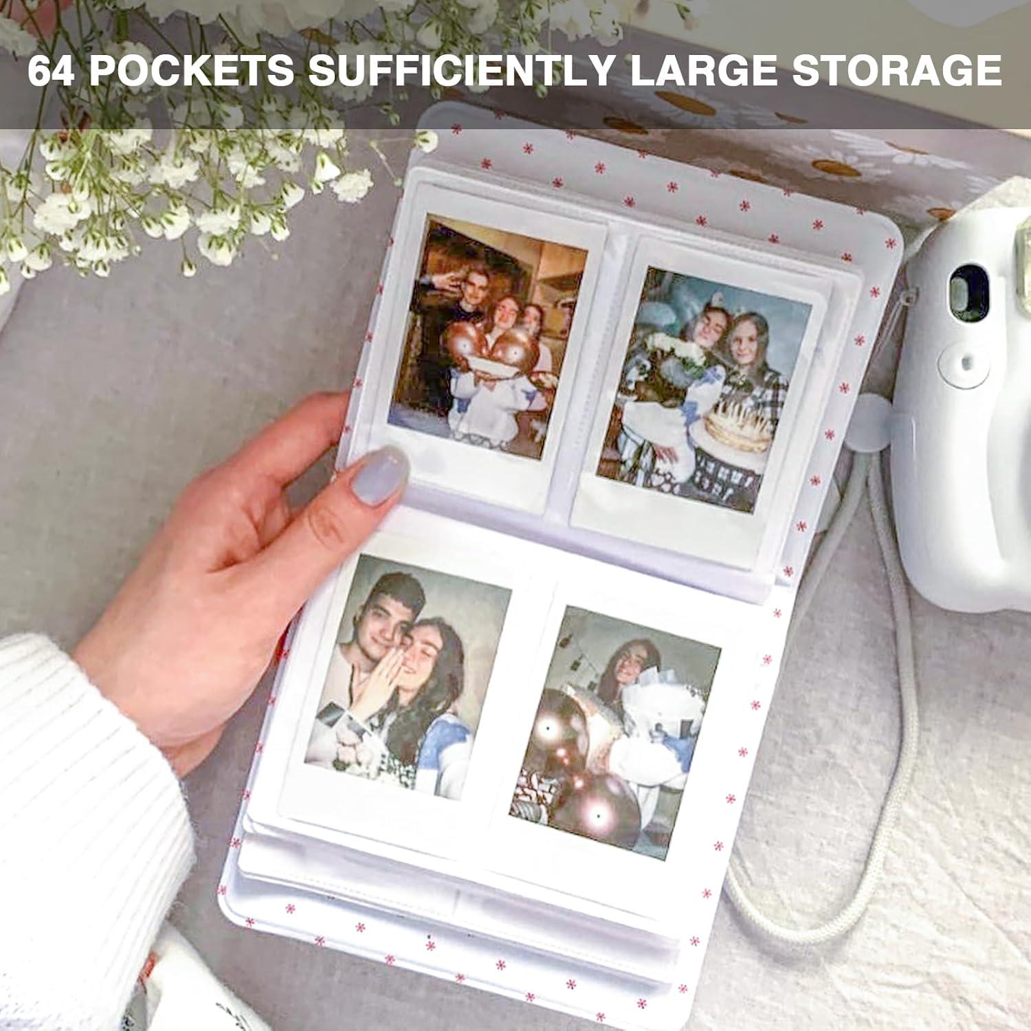 Funda de cámara CAIYOULE para Fujifilm Instax Mini, negra