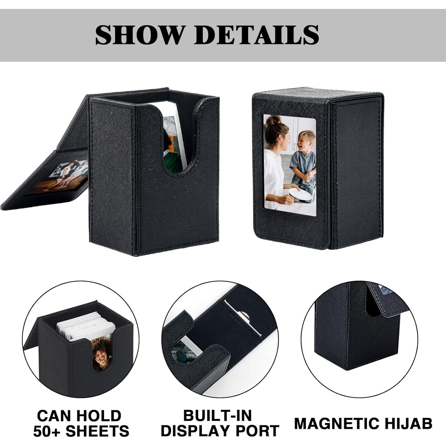 Estuche para Fotos Mini Fujifilm Instax Negro 5.4x8.6 cm