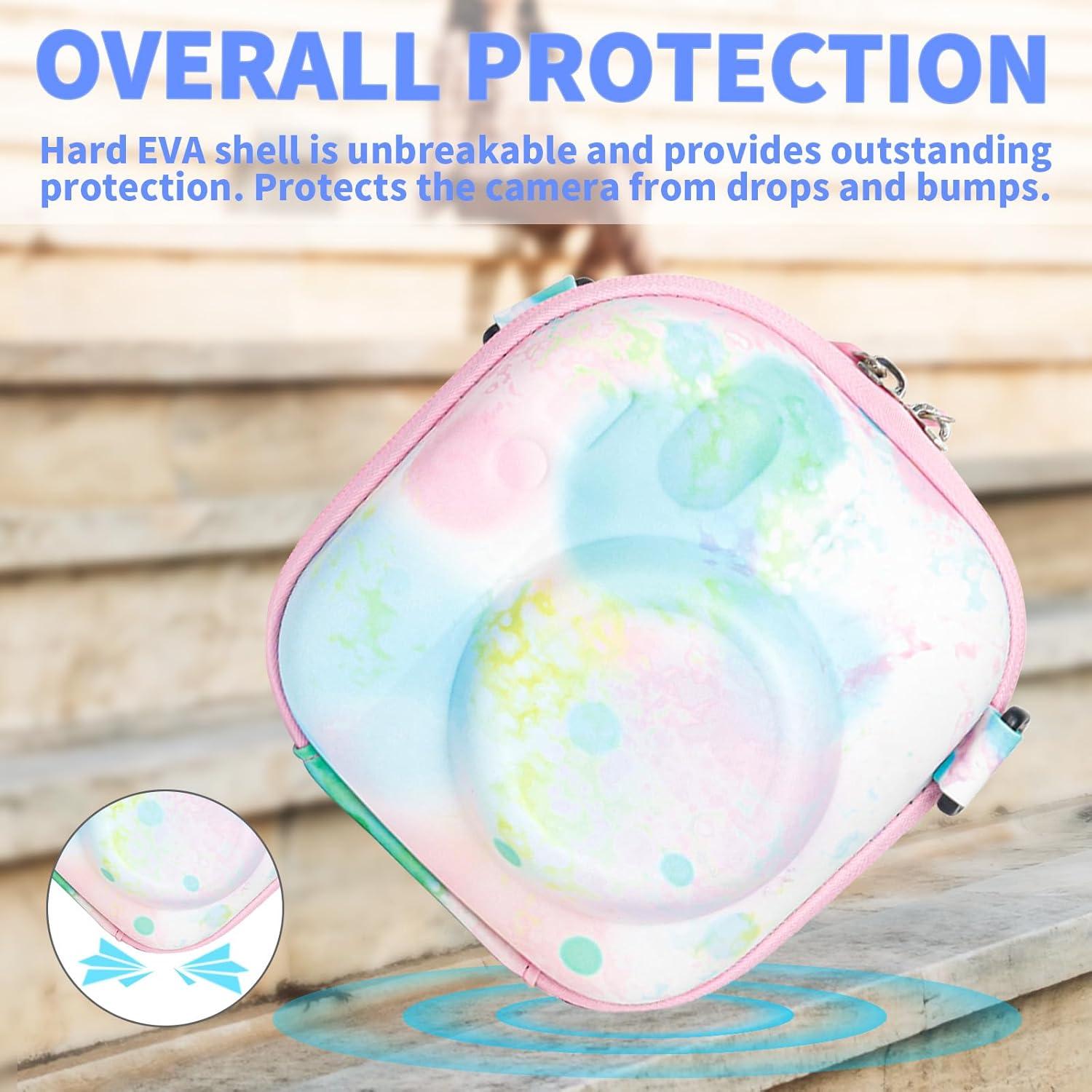 Funda de cámara Kuprusar para Instax Mini 40 Verde