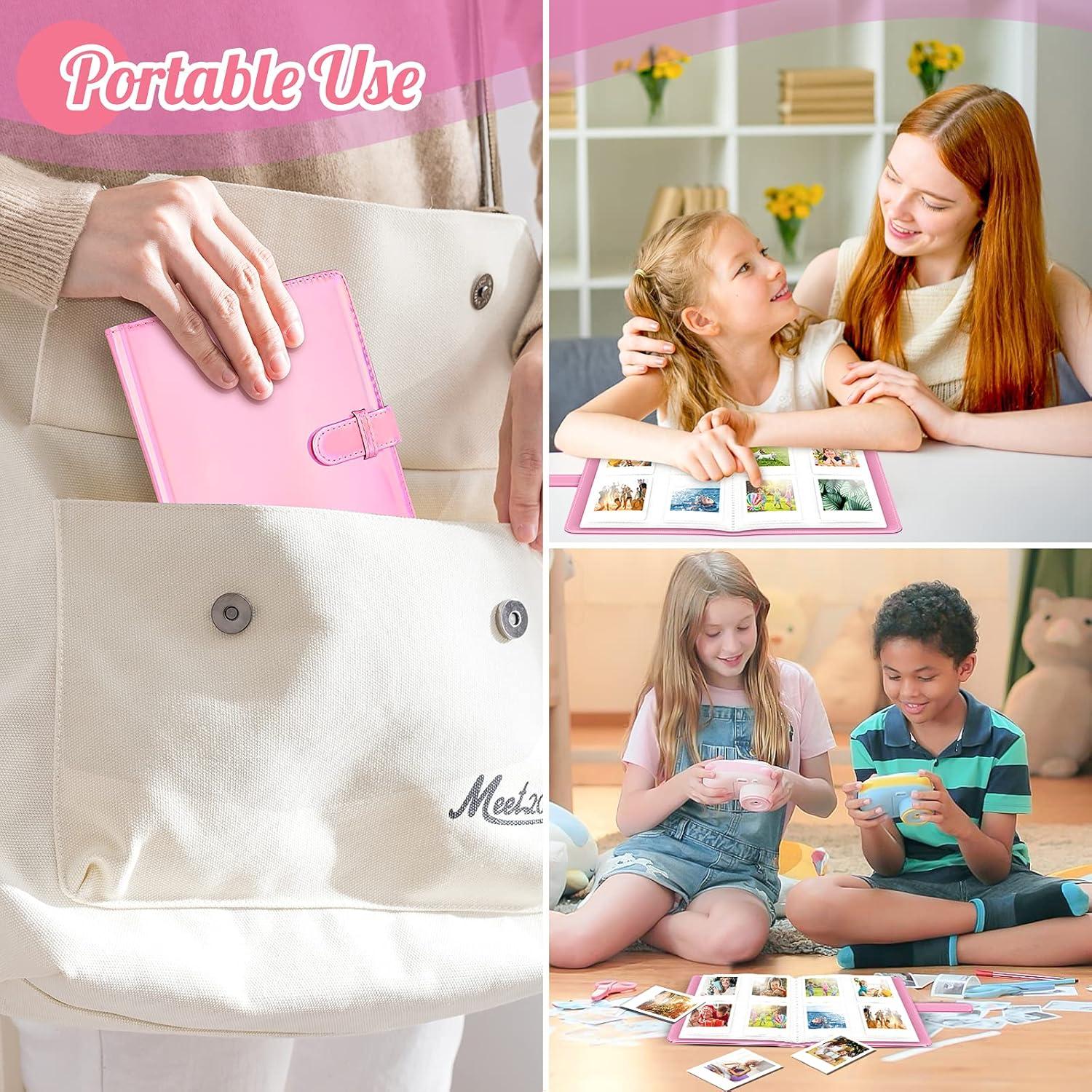 Álbum de Fotos Ablus 256 Bolsillos Rosa Mágico para Instax