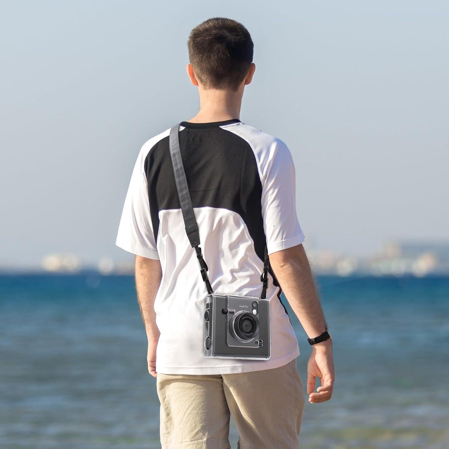 Funda Transparente MUZIRI KINOKOO para Cámara Fuji Instax Wide EVO