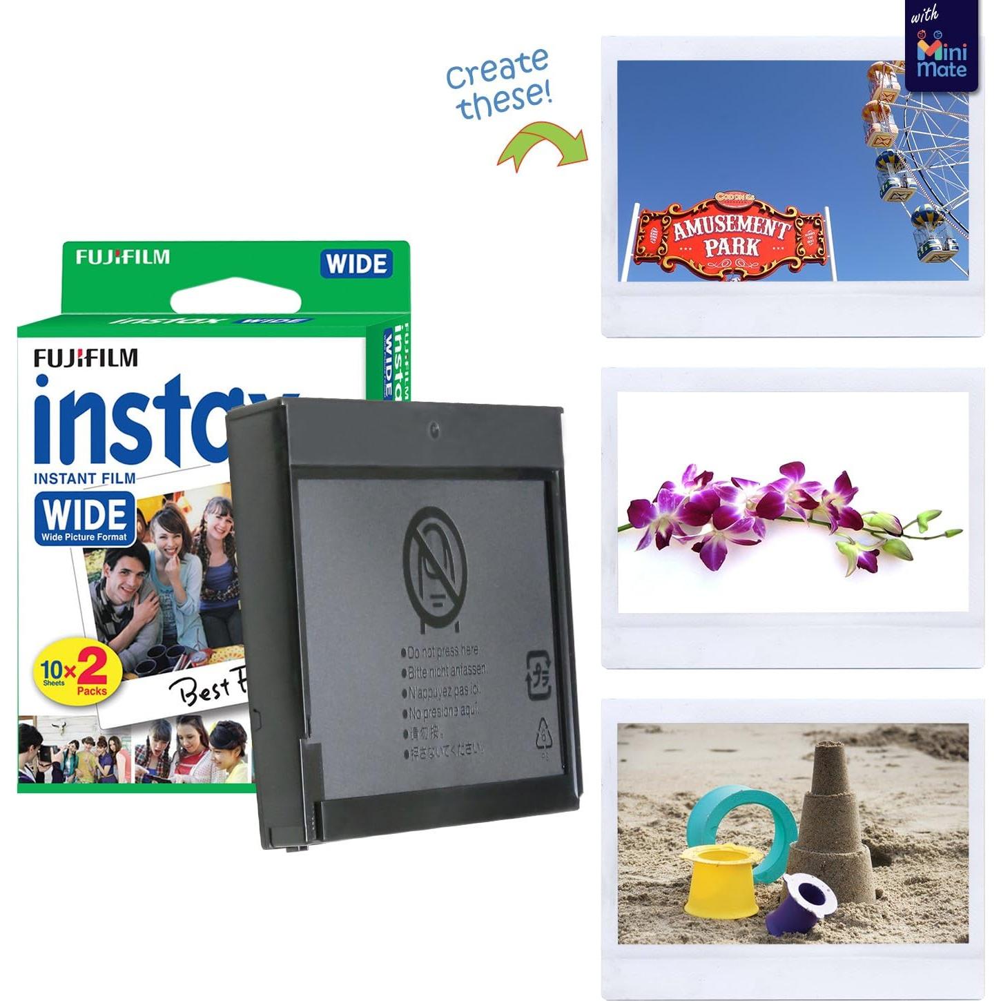 Película Instantánea Fujifilm Instax Wide 40 Hojas + Accesorios