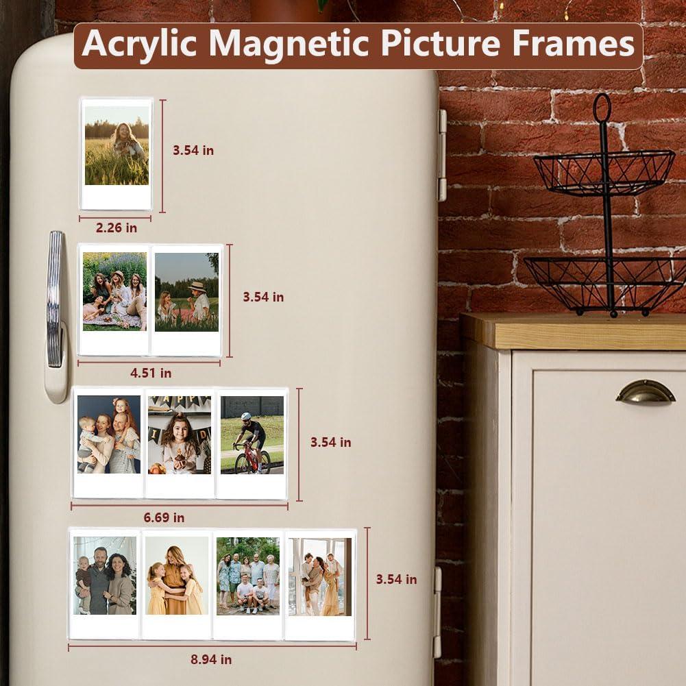 Marcos Magnéticos Acrílicos OrgaNeat para Instax Mini - Set de 4