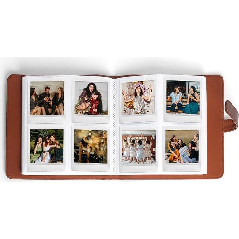 Álbum de fotos 288 bolsillos Genérico marrón para Instax