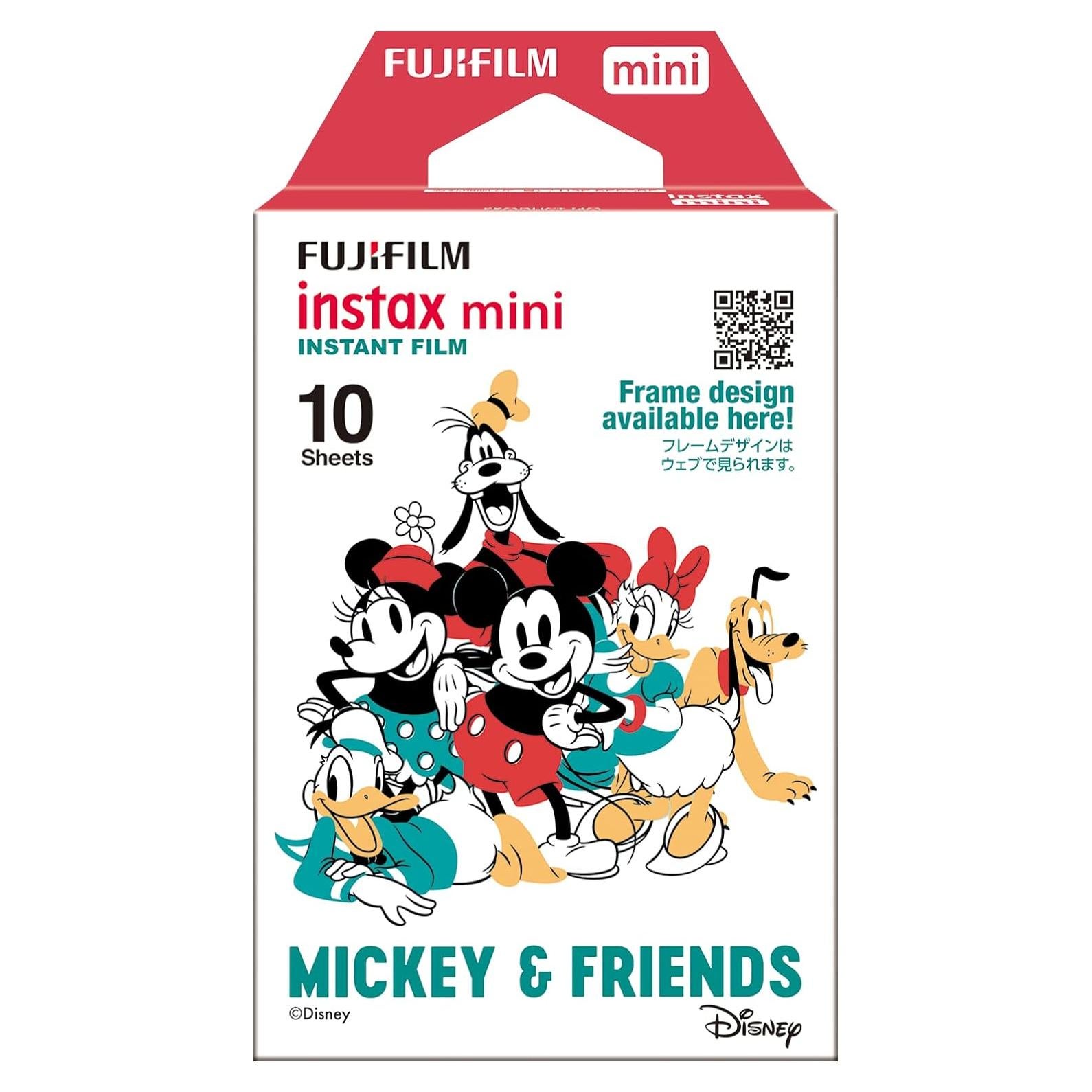 Película Instantánea Fujifilm 10 Pcs Mickey y Amigos