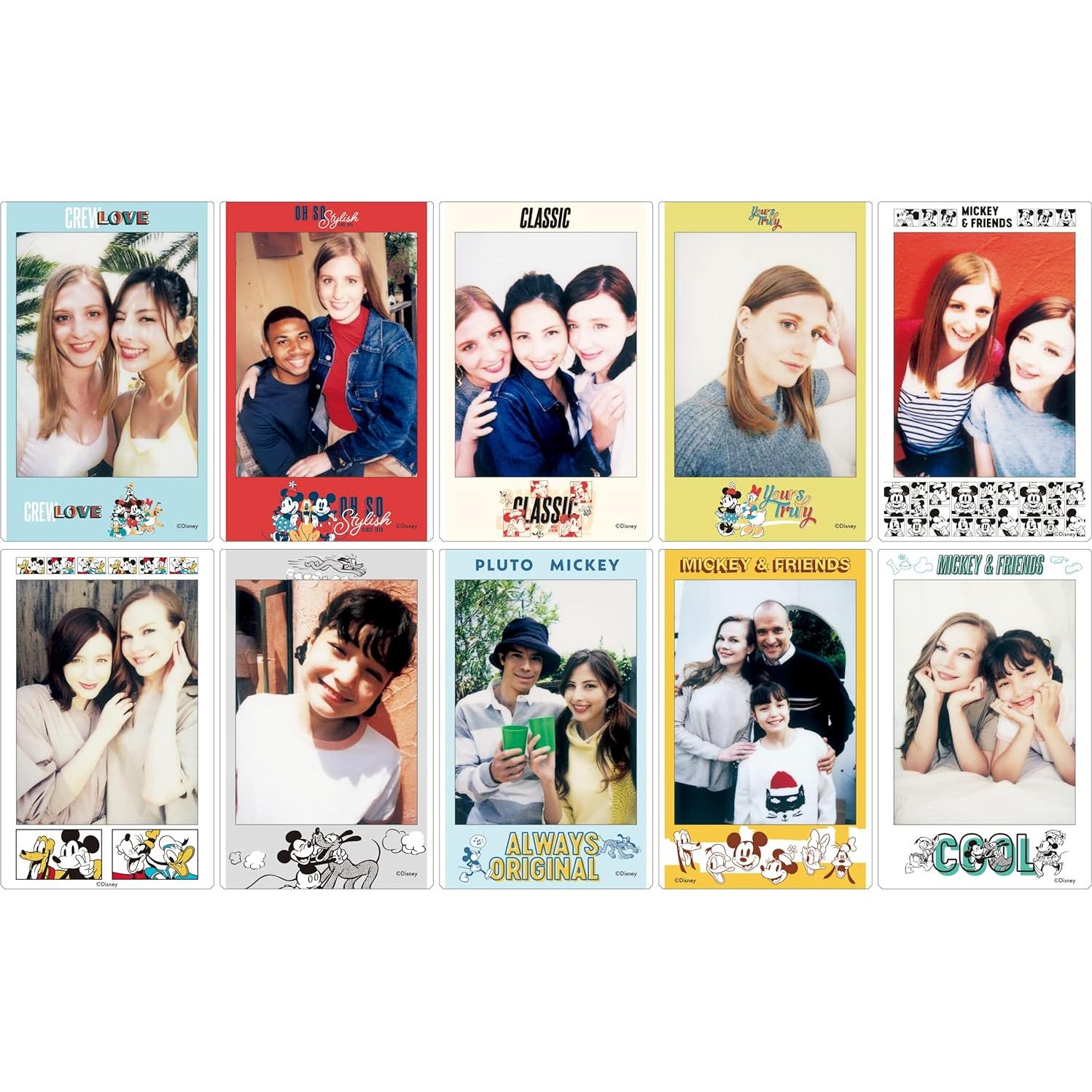 Película Instantánea Fujifilm 10 Pcs Mickey y Amigos