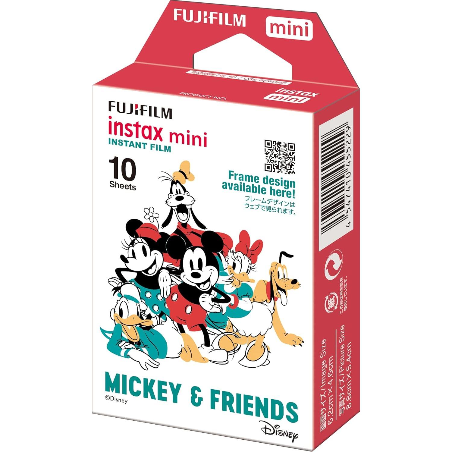 Película Instantánea Fujifilm 10 Pcs Mickey y Amigos