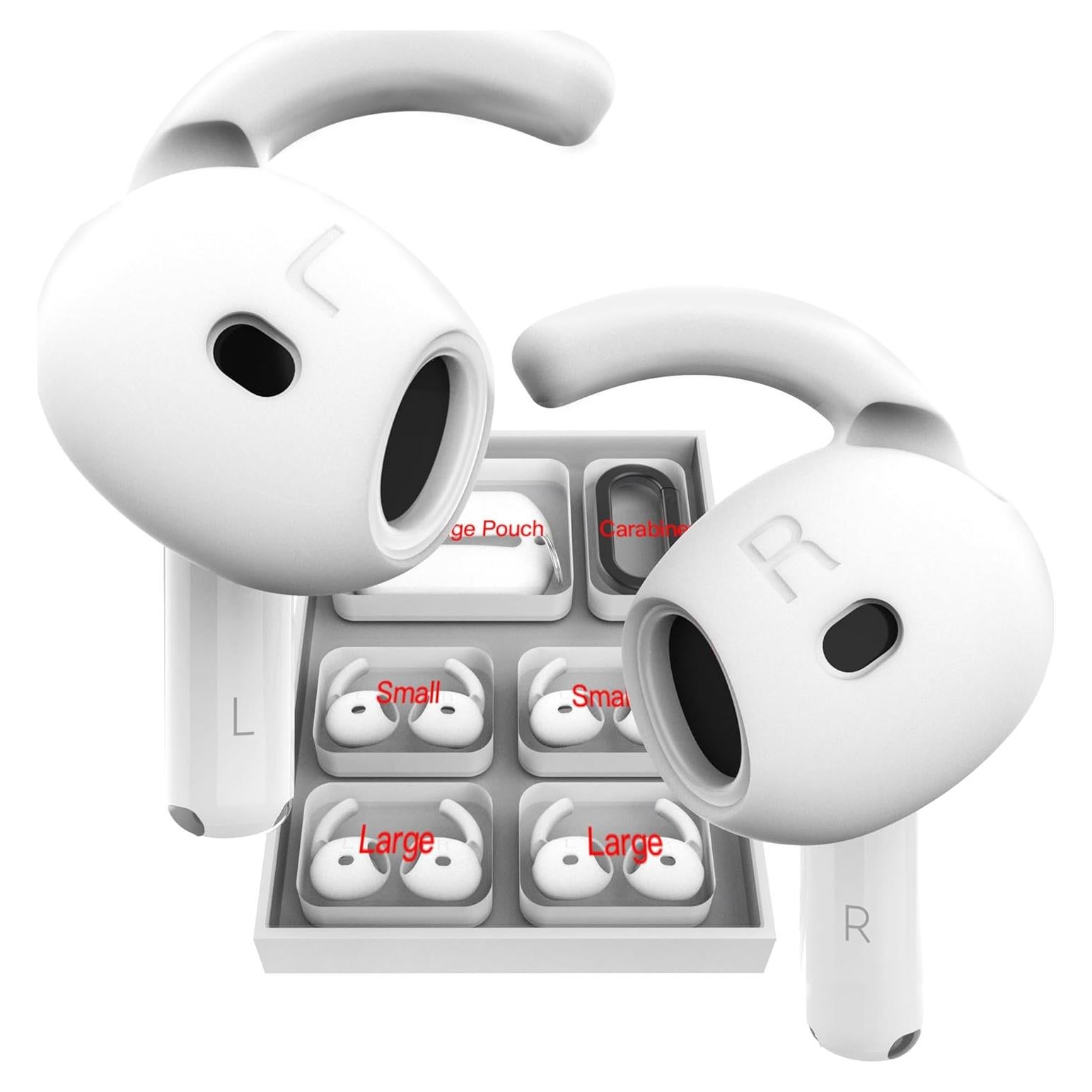 Ganchos para Orejas DamonLight para AirPods 4ta Generación - Antideslizantes