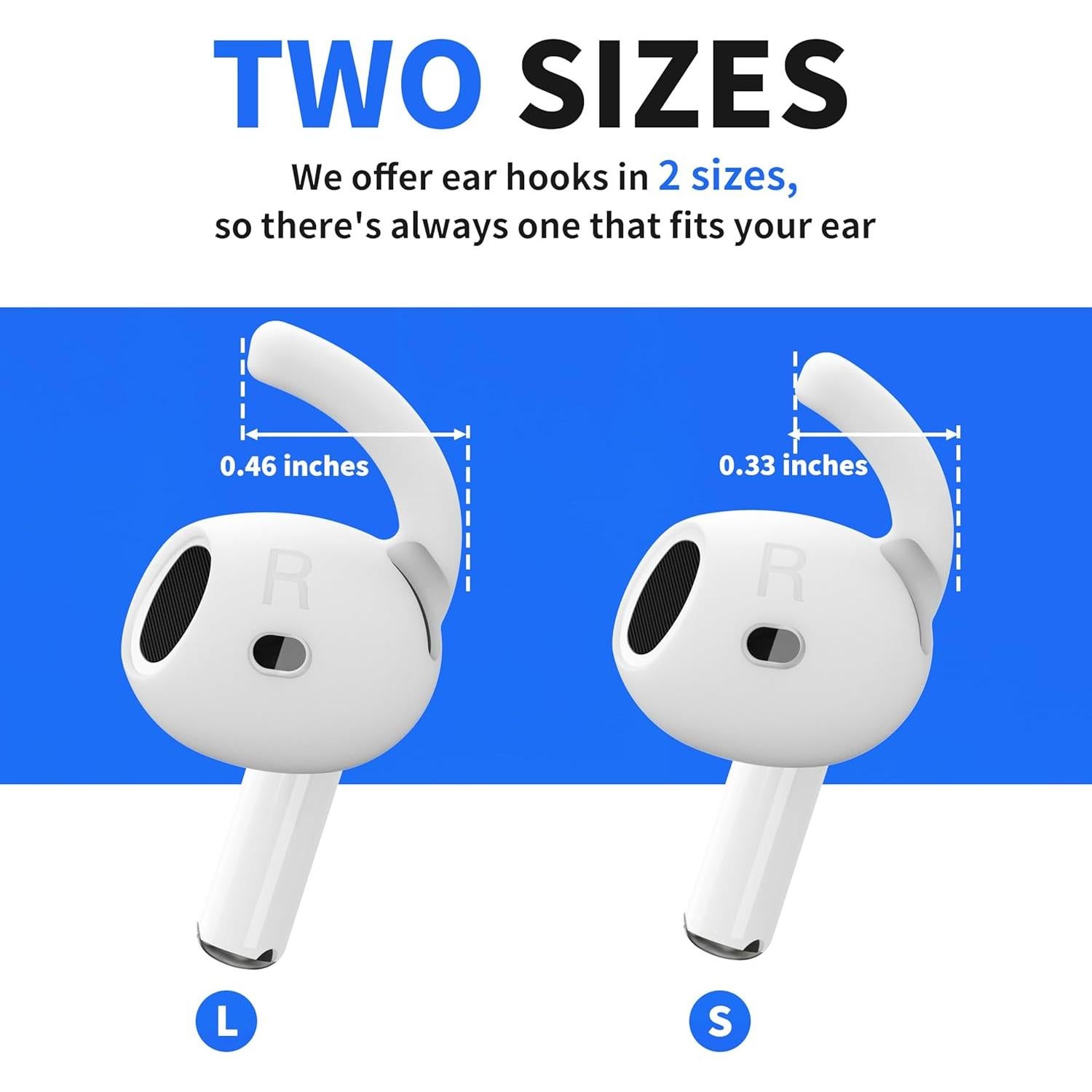 Ganchos para Orejas DamonLight para AirPods 4ta Generación - Antideslizantes