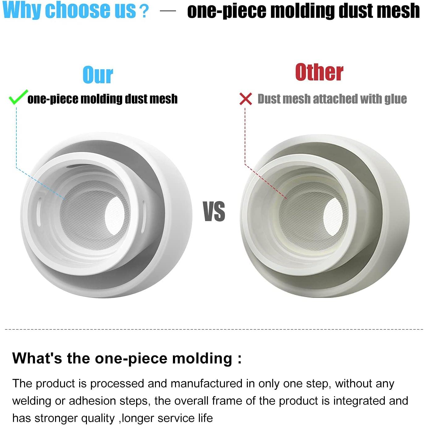 Puntas de Silicona para AirPods Pro YUWAKAYI 4 Pares XS/S/M/L