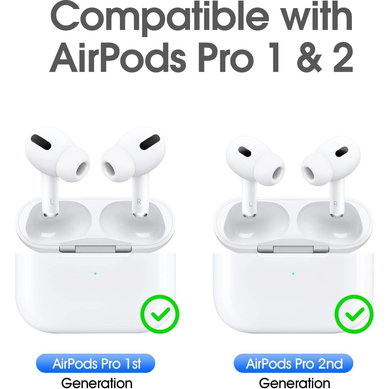 Puntas de Silicona Antideslizantes para AirPods Pro - 3 Pairs