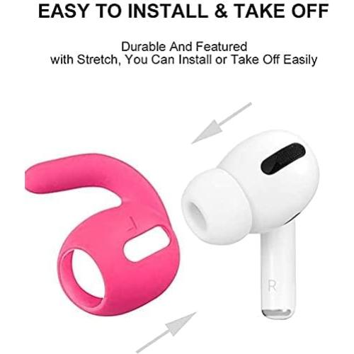 Set Antipérdida 4 en 1 Loirtlluy para Airpods Pro Rosa