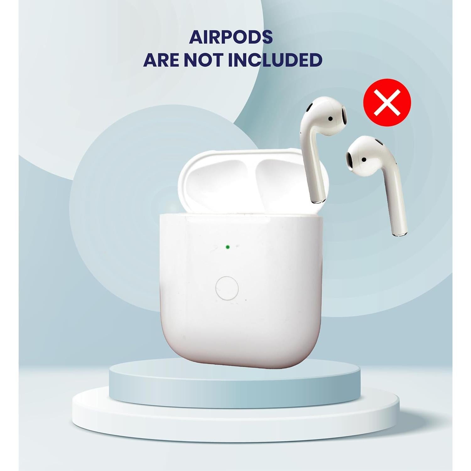Estuche de Carga Inalámbrico Katnaaz para AirPods 1ª y 2ª Gen